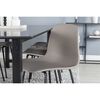 Venture Home Chaises &agrave; manger lot de 2 Arctic plastique noir et kaki