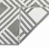 vidaXL Tapis d'ext&eacute;rieur G&eacute;om&eacute;trique ARAKIL Gris et blanc 400 &times; 300 cm