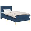 vidaXL Cadre de lit Bleu 80 x 200 cm Polyester
