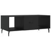 vidaXL Table basse noir 102x50x40 cm bois d'ing&eacute;nierie