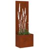 vidaXL &Eacute;cran de confidentialit&eacute; de jardin Fretwork Rouill&eacute; 50 x 140 cm