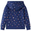 Sweatshirt &agrave; capuche pour enfants bleu marine 104