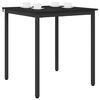vidaXL Table de salle &agrave; manger / Table de repas M&Eacute;TAL