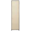 vidaXL Armoire avec compartiments et tiges Cr&egrave;me 150x45x176 cm Tissu