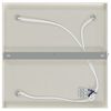 vidaXL Spot de plafond Nickel 26 x 26 x 16,5 cm M&eacute;tal