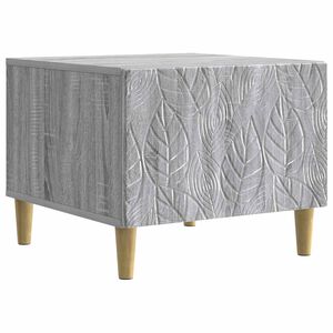 vidaXL Table basse Sonoma gris 50 x 49 x 40 cm Bois d'ing&eacute;nierie