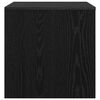 vidaXL Table basse 3 pcs Ch&ecirc;ne noir Bois d'ing&eacute;nierie