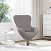 vidaXL Fauteuil &oelig;uf Taupe 63 x 73 x 90 cm tissu