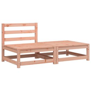 vidaXL Canap&eacute; jardin sans accoudoirs repose-pieds bois massif douglas