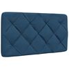 vidaXL Lit avec matelas bleu 80x200 cm tissu