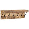vidaXL Porte-manteau Marron 73 x 19 x 23 cm Bois de manguier massif