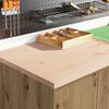 vidaXL Armoires garage 2 pcs ch&ecirc;ne artisanal bois d'ing&eacute;nierie