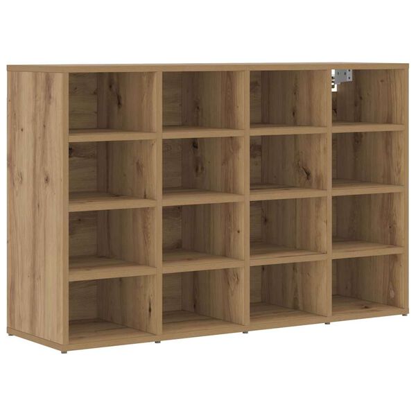 vidaXL Cabinet &agrave; chaussures Ch&ecirc;ne artisanal 103 x 30 x 67 cm