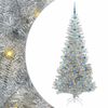 vidaXL Sapin de No&euml;l Argent 210 cm PET