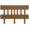 vidaXL T&ecirc;te de lit Marron miel 138,5x3x81 cm Bois massif de pin