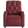 vidaXL Fauteuil inclinable &eacute;lectrique Rouge bordeaux Similicuir