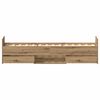 vidaXL Cadre de lit Ch&ecirc;ne artisanal 193 x 78 x 50 cm Bois d'ing&eacute;nierie