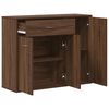 vidaXL Buffet Chêne marron 88x30x70 cm Bois d'ingénierie