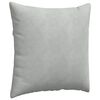 vidaXL Coussins de canap&eacute; 2 pcs Gris clair 80 x 80 cm