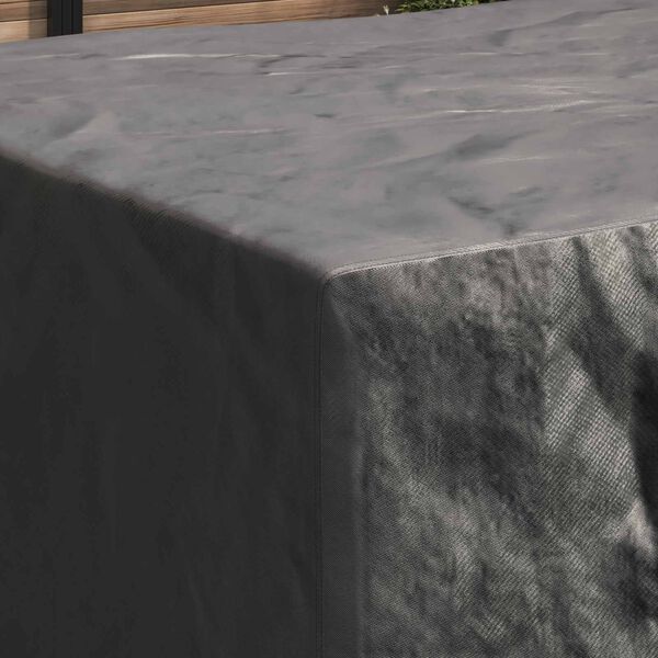 vidaXL Housse pour meubles Uni Noir 220 x 190 x 85 cm 600D