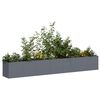 vidaXL Jardini&egrave;re anthracite 280x40x40 cm acier lamin&eacute; &agrave; froid