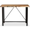vidaXL Ensemble de bar 5 pcs Bois de récupération massif