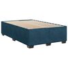vidaXL Sommier &agrave; lattes de lit et matelas bleu 120x190 cm velours
