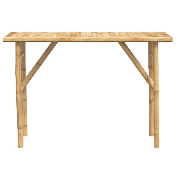 vidaXL Table console 115x39x75 cm bambou