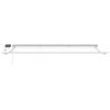 vidaXL Cadre de store manuel avec LEDs Blanc 4,5 &times; 3 m Aluminium