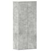 vidaXL Cabinet &agrave; chaussures avec &eacute;tag&egrave;re Gris b&eacute;ton 80 x 39 x 178 cm