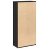 vidaXL Biblioth&egrave;que Ch&ecirc;ne noir 50 x 25 x 102 cm