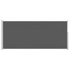vidaXL Store lat&eacute;ral r&eacute;tractable Anthracite 600 x 180 cm Polyester