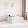 vidaXL Cadre de lit Blanc 120 x 190 cm Bois de pin massif