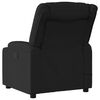 vidaXL Fauteuil de massage inclinable électrique Noir Tissu