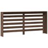 vidaXL Cache-radiateur ch&ecirc;ne marron 175x20x82 cm bois d'ing&eacute;nierie