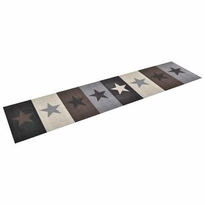 vidaXL Tapis de cuisine lavable &Eacute;toiles 60x300 cm