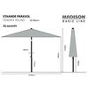 Madison Parasol de jardin Tenerife 300 cm rond taupe