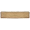 vidaXL Tapis de surface Gris 60 x 300 cm Jute