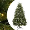 vidaXL Sapin de No&euml;l artificiel 240 cm 300 LED Blanc chaud Vert