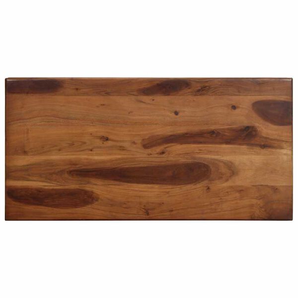 vidaXL Table de bar 120x60x107 cm bois massif d'acacia