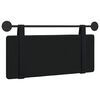 vidaXL T&ecirc;te de lit suspendue Noir 110 x 55 x 5 cm Velours