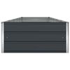 vidaXL Jardini&egrave;re Anthracite 195 x 100 x 45 cm Acier galvanis&eacute;