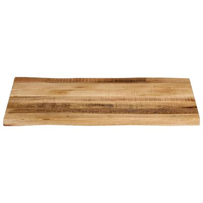 vidaXL Dessus de table bord vivant 70x60x2,5 cm bois de manguier brut