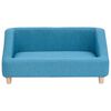 vidaXL Canap&eacute; pour chien Turquoise 85x50x39 cm Lin