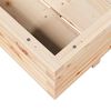 vidaXL Jardini&egrave;re 110x110x26,5 cm bois de pin massif