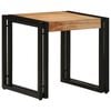 vidaXL Table basse Marron 40 x 40 x 38 cm Bois d'Acacia Massif