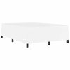 vidaXL Cadre de lit avec matelas Blanc 140 x 200 cm tissu