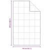 vidaXL Duvet d'hiver Blanc 135 x 220 cm Plume