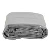 vidaXL B&acirc;che gris 1,5x2 m 650 g/m&sup2;