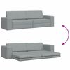 vidaXL Canap&eacute;-Lit 200cm Gris clair tissu